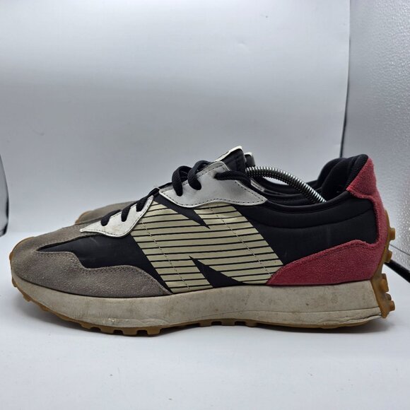 New Balance 327 Black Team Red Mens Size 13 Shoes Retro Running Walking Outdoors